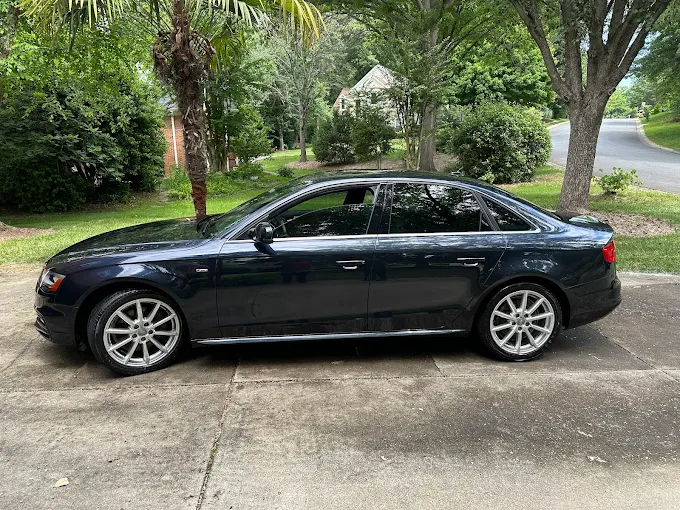 Black Audi Sedan Detail